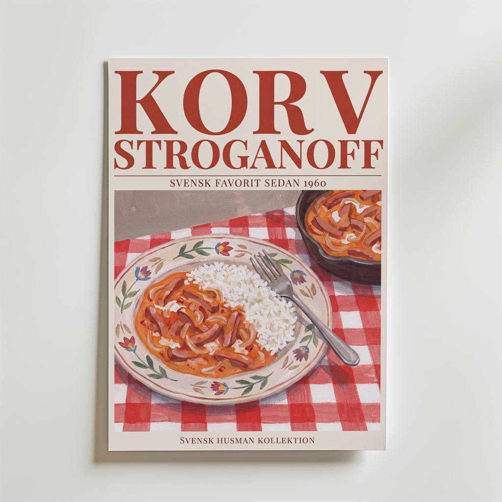 Korv Stroganoff Poster – produktbild