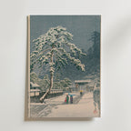 Hasui Kawase Honmon-ji Temple in Ikegami 1931 Poster – utan passepartout
