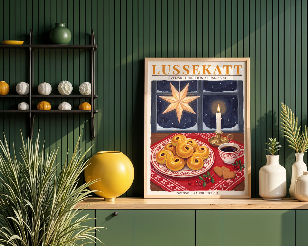 Lussekatt Poster – i rum 1