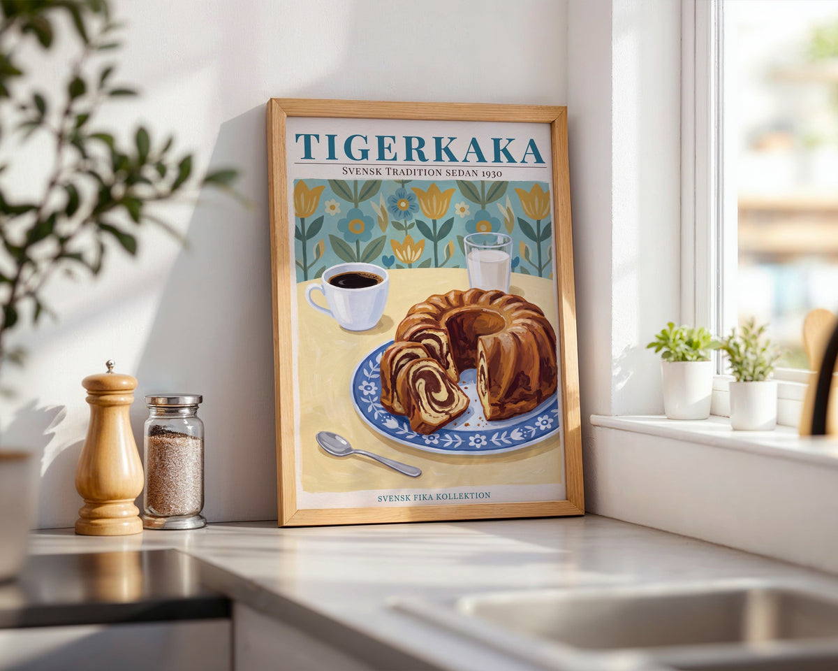 Tigerkaka Poster – i rum 1