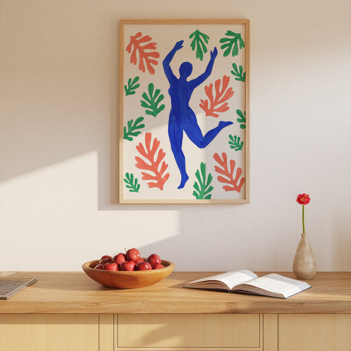 Henri Matisse Blue Dancer Poster – i rum 1