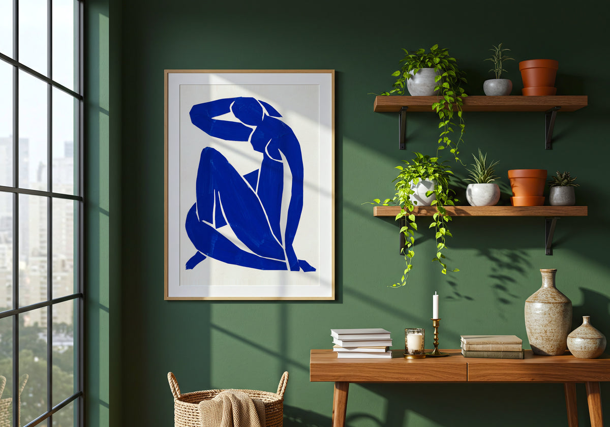 Henri Matisse Blue Nude II 1952 Poster – i rum 1