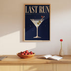 Midnight Olive Run Poster – i rum 1