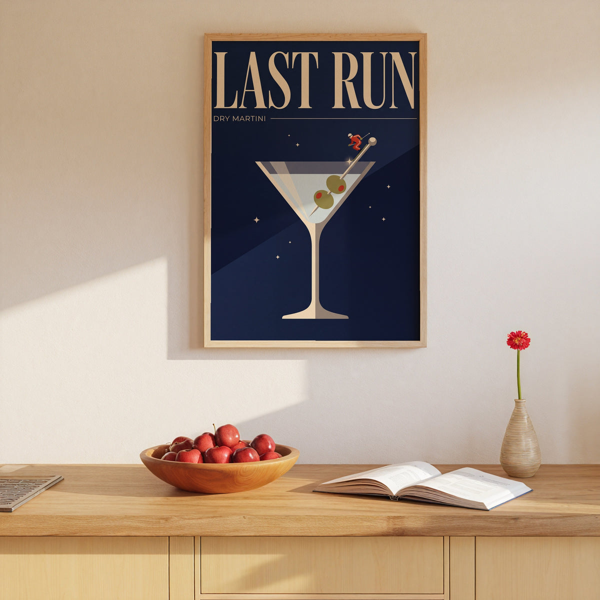 Midnight Olive Run Poster – i rum 1