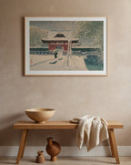 Hasui Kawase Shiba Park in Snow 1931 Poster – i rum 2