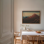 Katsushika Hokusai Thunderstorm Beneath the Summit 1831 Poster – i rum 2