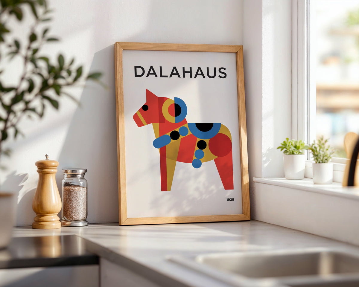 Dalahaus Poster – i rum 2