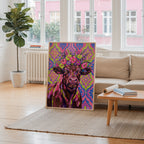 Flower Bull Poster – i rum 2