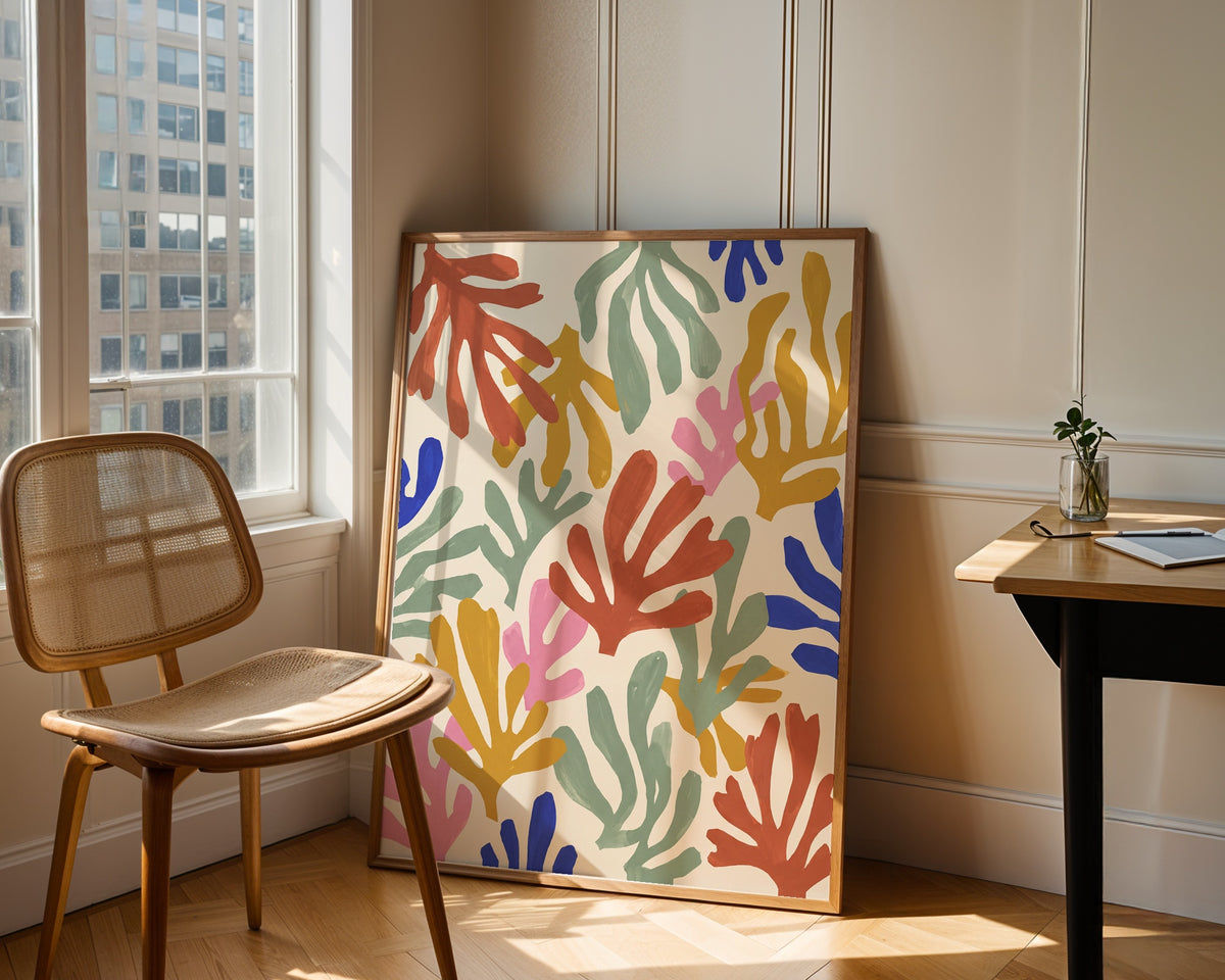 Henri Matisse Seaweed and Coral Poster – i rum 2