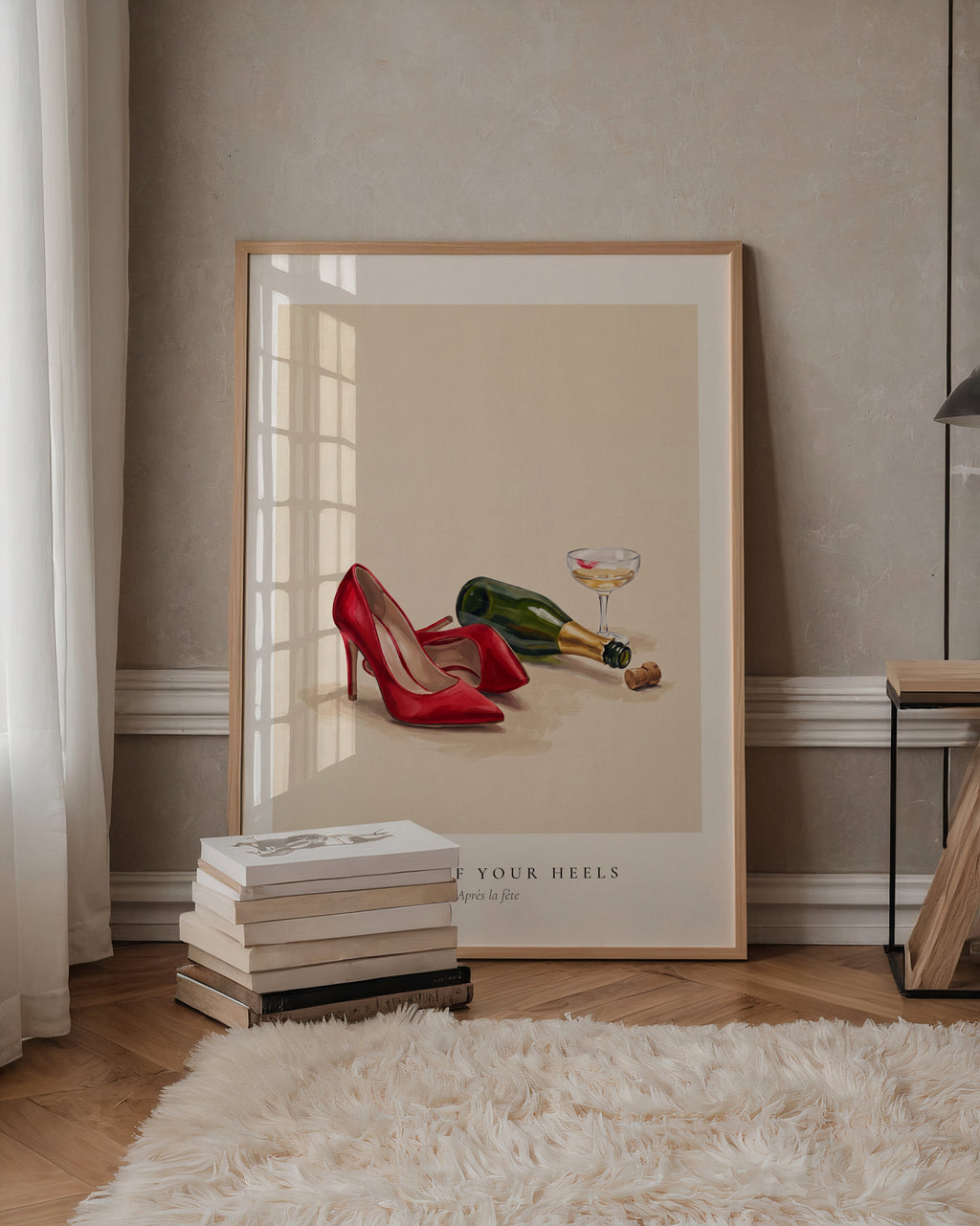 Lipstick and Linen Poster – i rum 2
