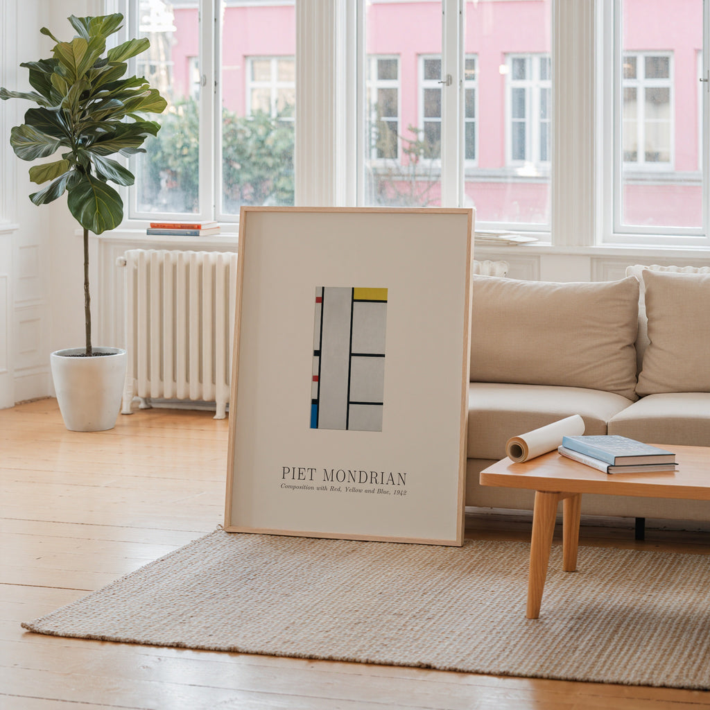 Piet Mondrian Composition with Red Yellow and Blue 1942 Poster – i rum 3