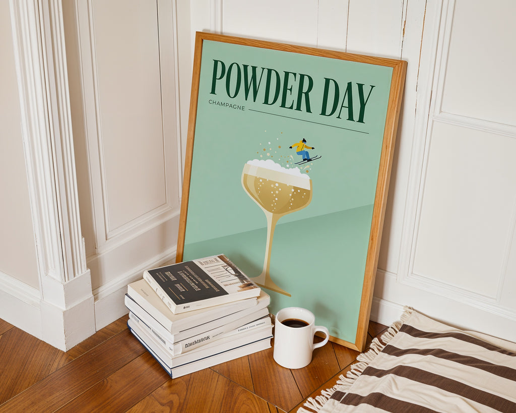 Powder Day Champagne Poster – i rum 2