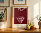 Velvet Cherry Drop Poster – i rum 2