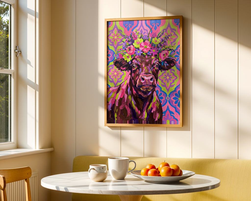 Flower Bull Poster – i rum 3