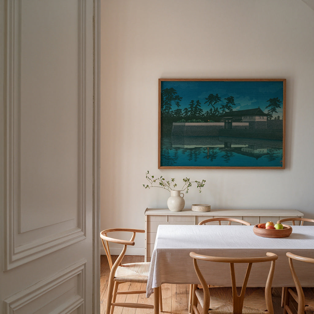 Hasui Kawase Sakurada Gate 1928 Poster – i rum 4