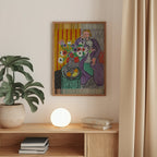 Henri Matisse Purple Robe and Anemones 1937 Poster – i rum 3