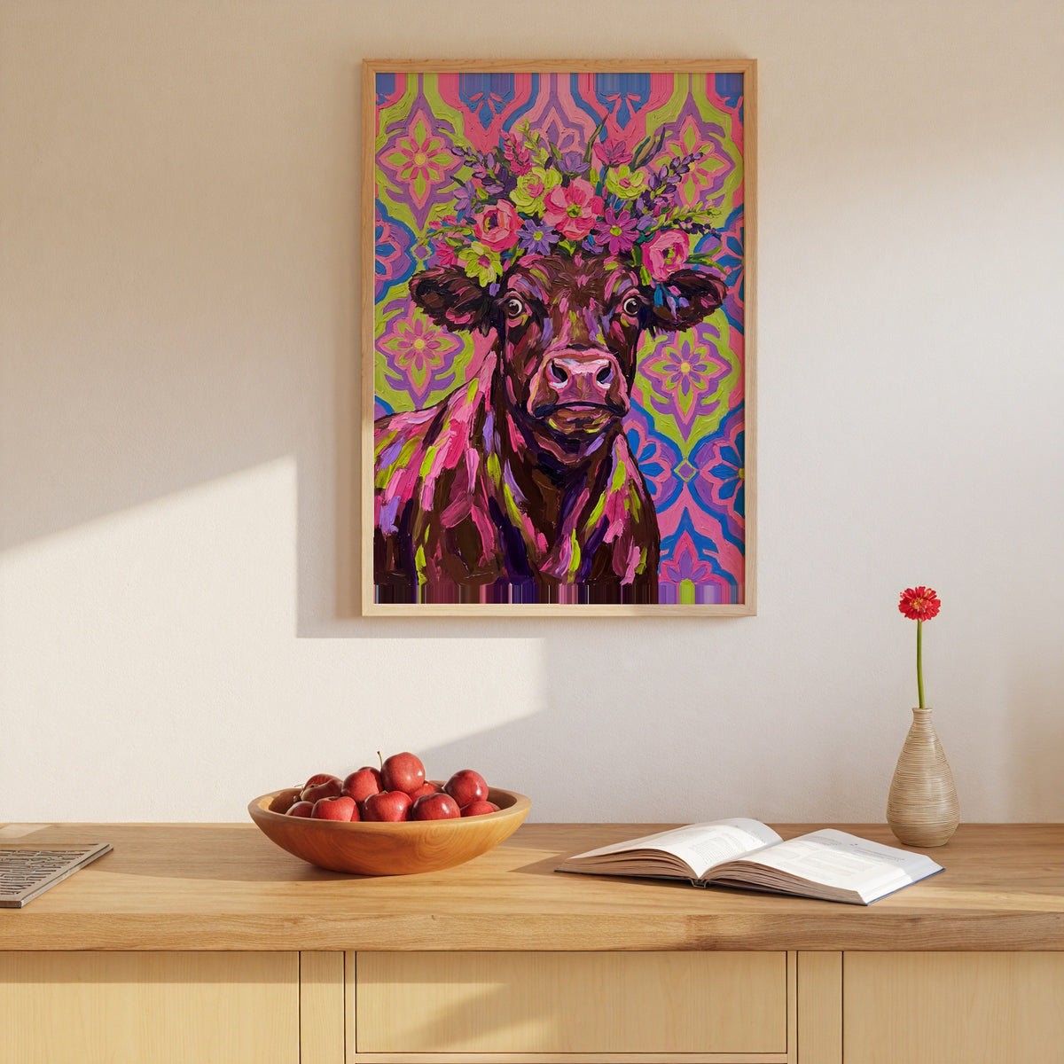 Flower Bull Poster – i rum 4