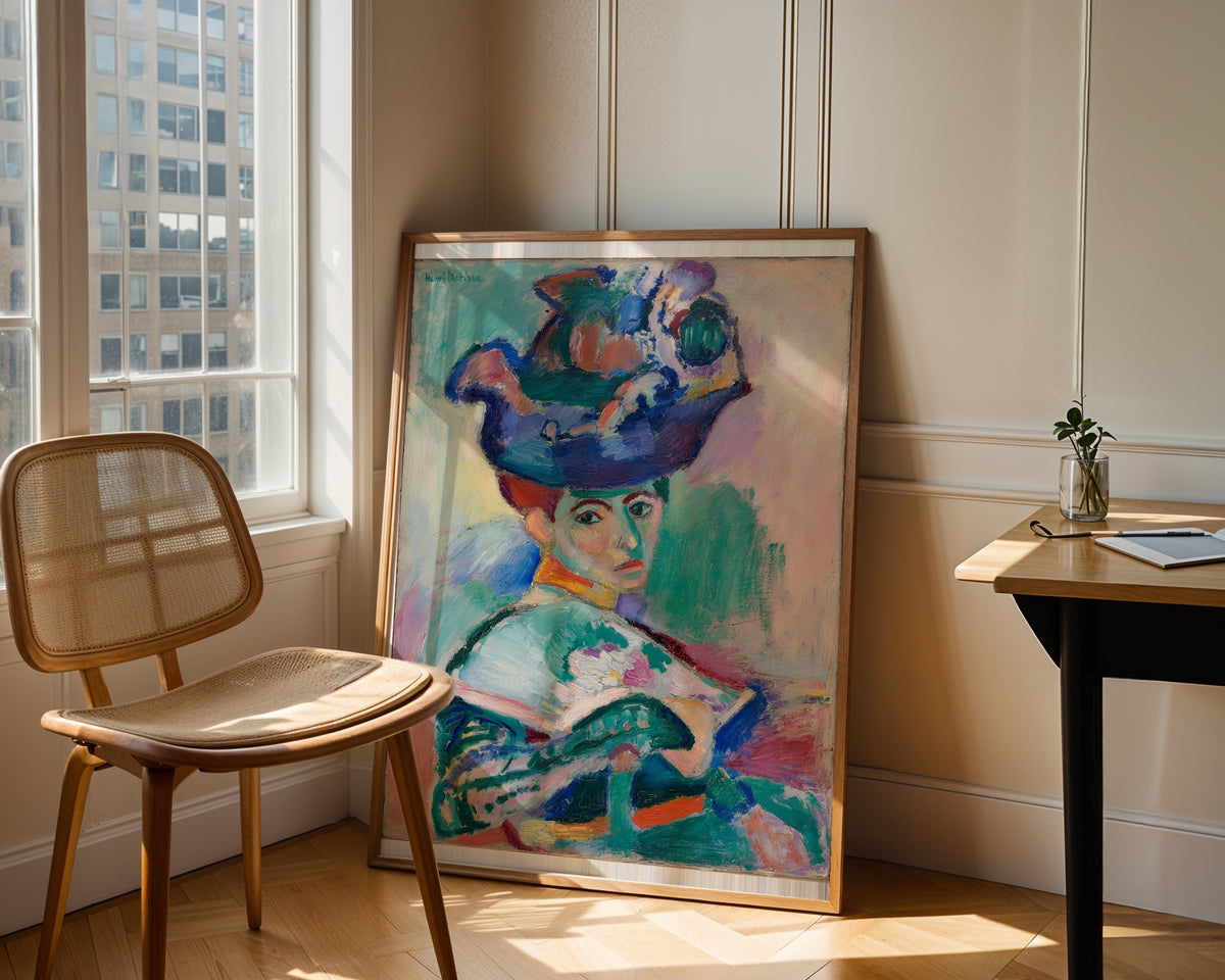 Henri Matisse Woman with a Hat 1905 Poster – i rum 4