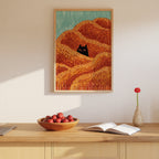 Hidden Cat Dunes Poster – i rum 4