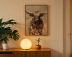 Longhorn Portrait Poster – i rum 4