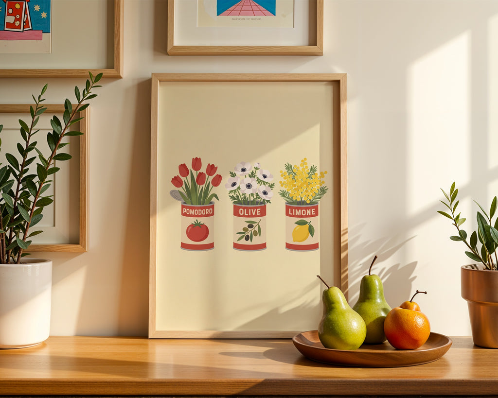 Pantry Bloom Trio Poster – i rum 4