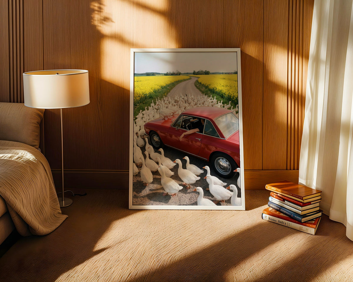 Rapeseed Rush Hour Poster – i rum 4