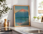 Hasui Kawase Daybreak over Lake Yamanaka 1931 Poster – i rum 5