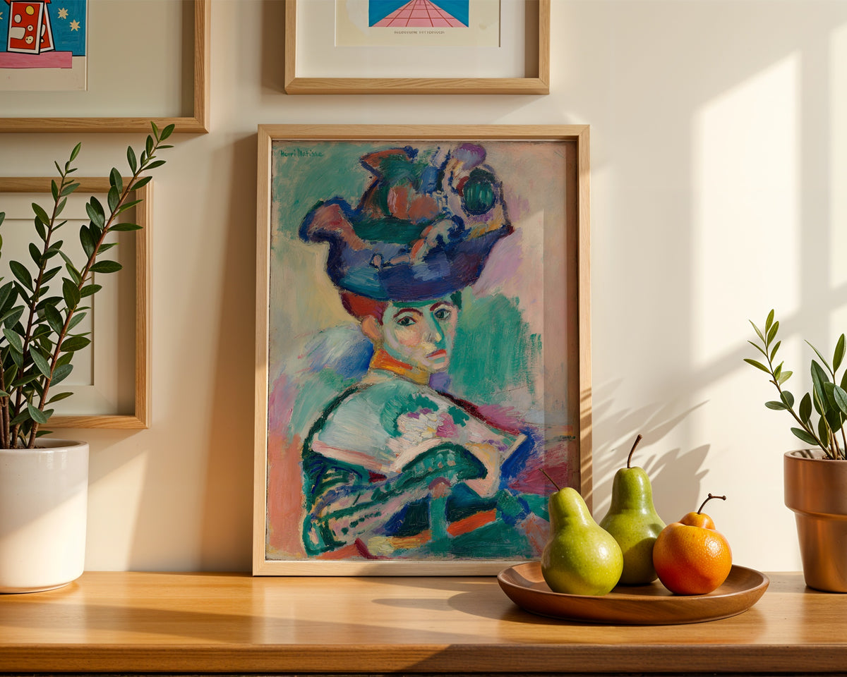 Henri Matisse Woman with a Hat 1905 Poster – i rum 5