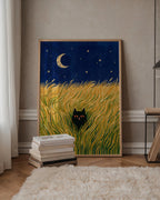 Hidden Cat Moonfield Poster – i rum 5