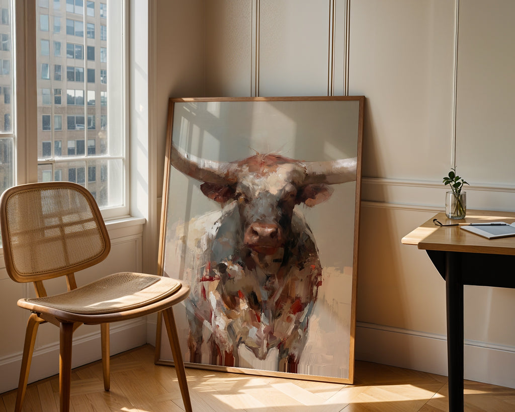 Longhorn Portrait Poster – i rum 5
