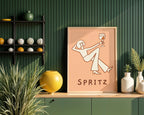Peach Spritz Lounge Poster – i rum 5
