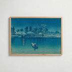 Hasui Kawase Ushibori 1930 Poster – ekram