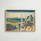 Katsushika Hokusai Senju in Musashi Province 1831 Poster – ekram