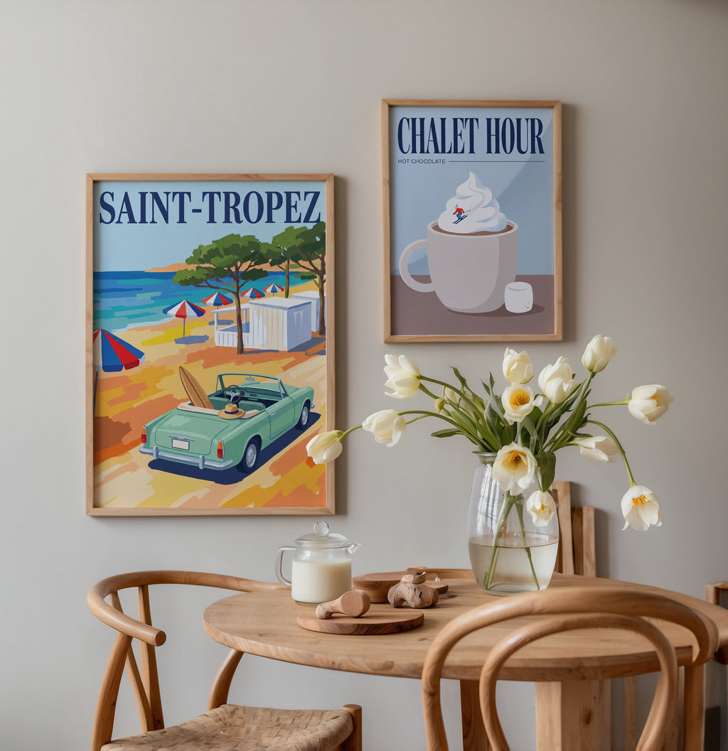 Mint Convertible Coast Poster – två posters i rum 1
