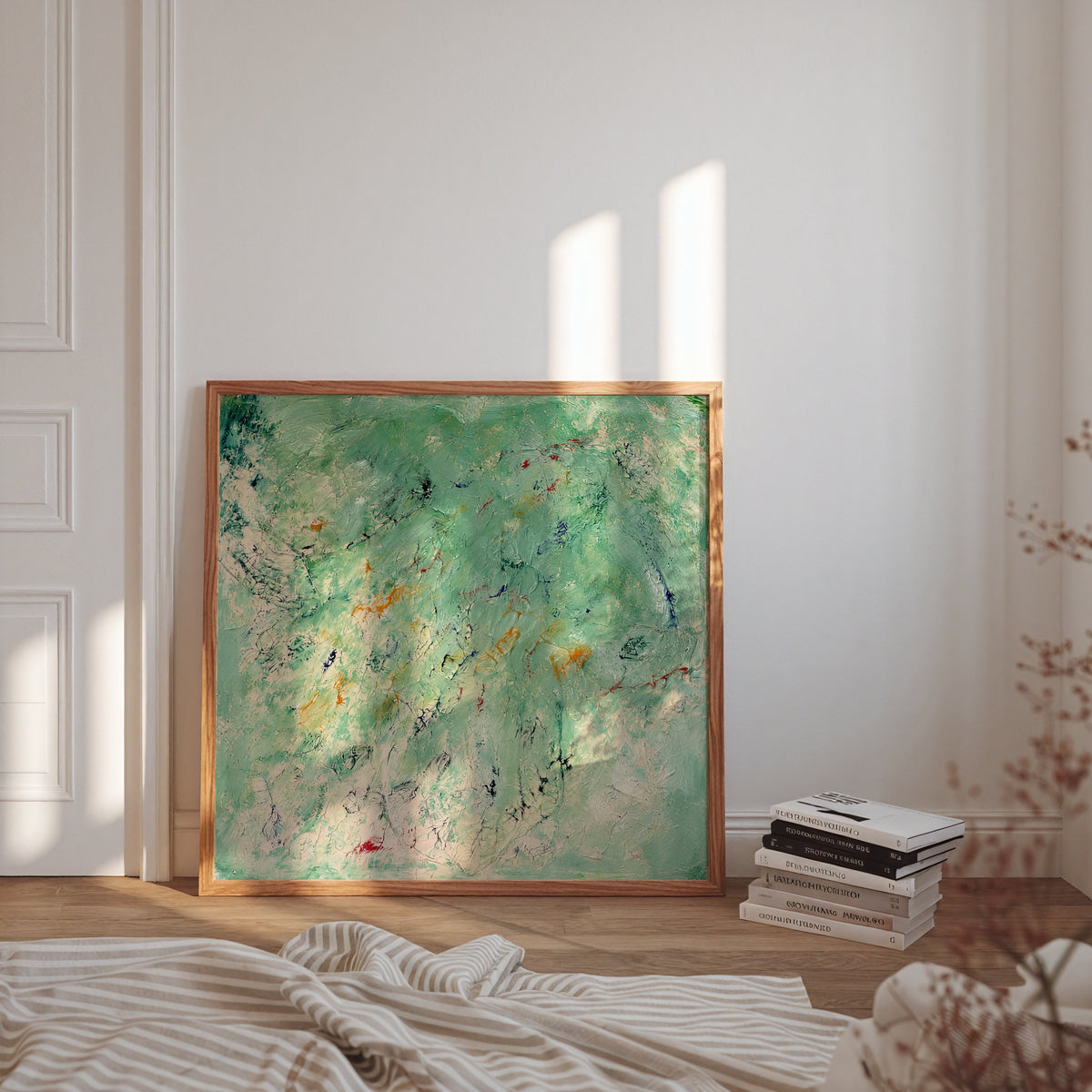 Sonia Tondkar Mintgrön Stillhet Poster – i rum 4