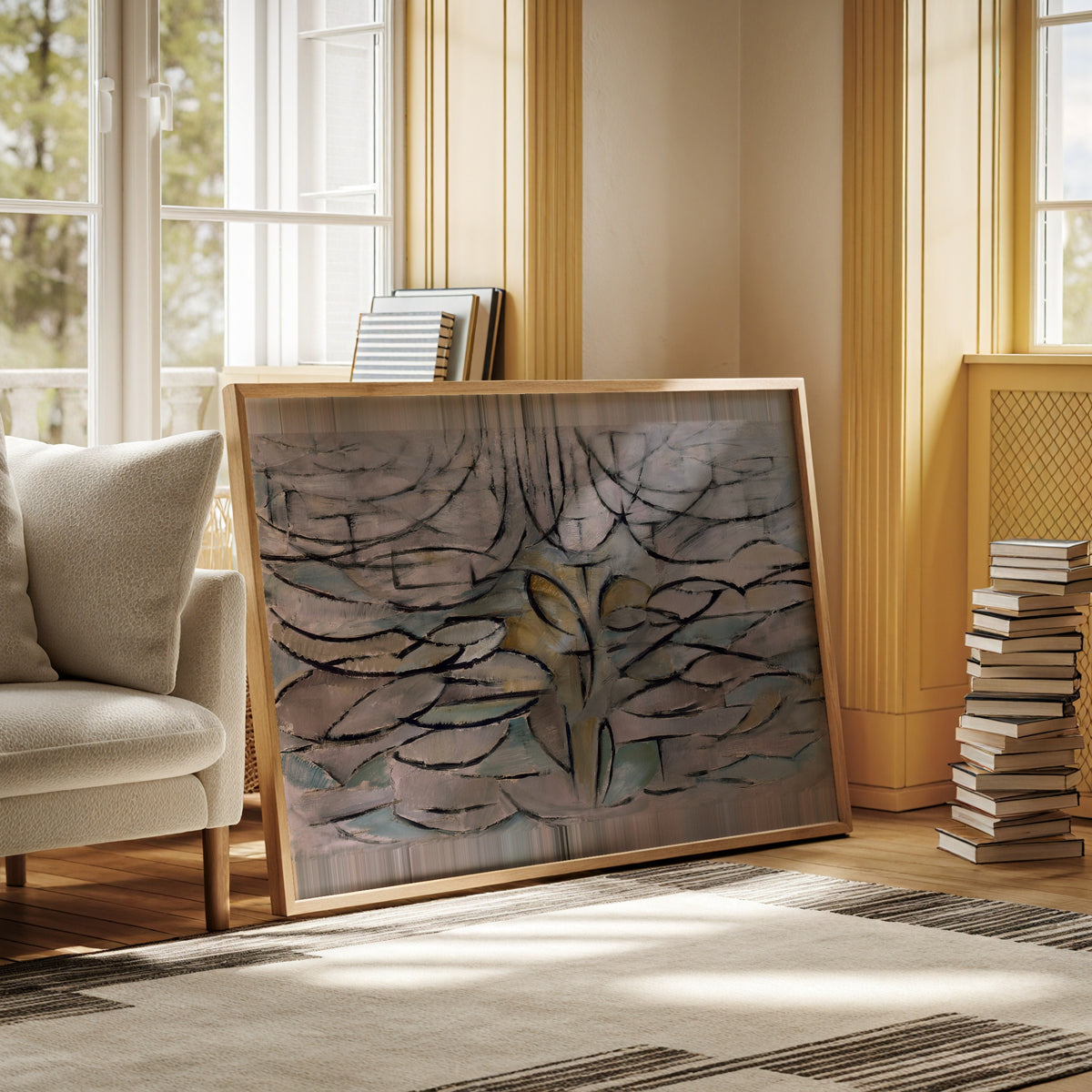 Piet Mondrian Blossoming Apple Tree 1912 Poster – i rum 8