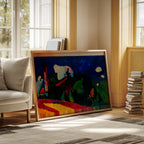Wassily Kandinsky Murnau Landscape with Tower 1908 Poster – i rum 8
