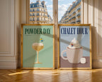 Whipped Cocoa Slope Poster – två posters i rum 1