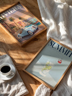 Gondola Gin Hour Poster – två posters i rum 2