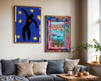 Henri Matisse Icarus 1947 Poster – två posters i rum 2