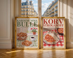Korv Stroganoff Poster – två posters i rum 3