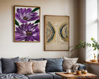Sonia Tondkar Lila Blomster Poster – två posters i rum 3