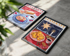 Lussekatt Poster – två posters i rum 3