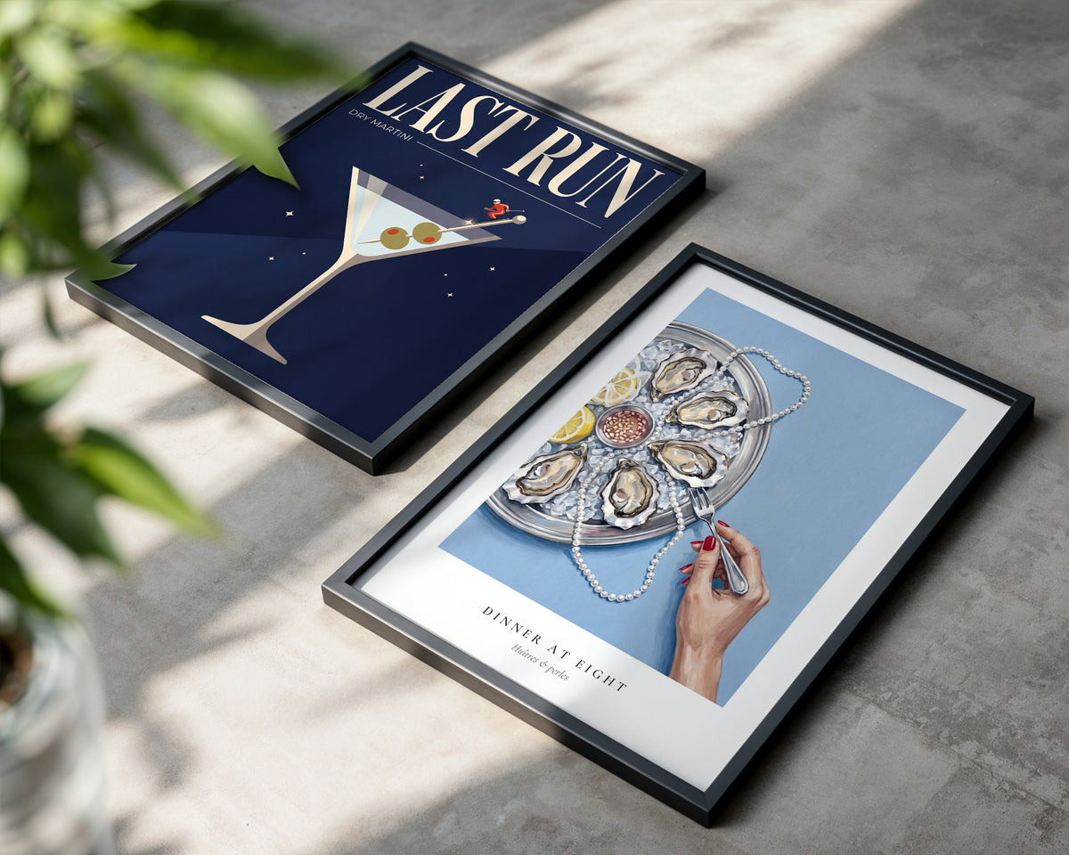 Pearls on Ice Poster – två posters i rum 3