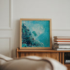 Sonia Tondkar Turkos Strand Poster – i rum 6