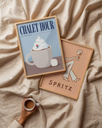 Whipped Cocoa Slope Poster – två posters i rum 3