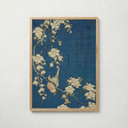 Katsushika Hokusai Bullfinch and Weeping Cherry 1834 Poster – ekram