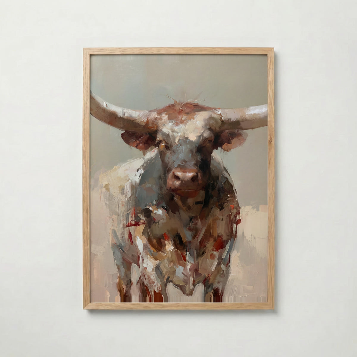 Longhorn Portrait Poster – ekram