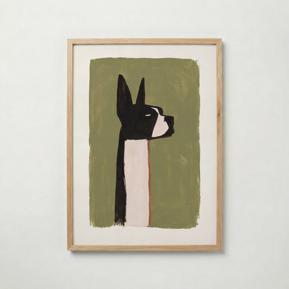 Minimal Boston Terrier Poster – ekram