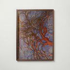 Piet Mondrian Evening Red Tree 1910 Poster – valnötsram